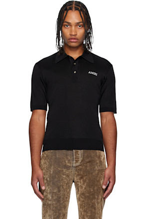 Black 'AMIRI' Spirit Polo