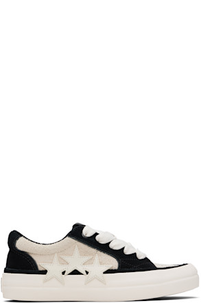Black & Off-White Sunset Skate Low Sneakers