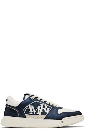 Navy & White Classic Low Sneakers