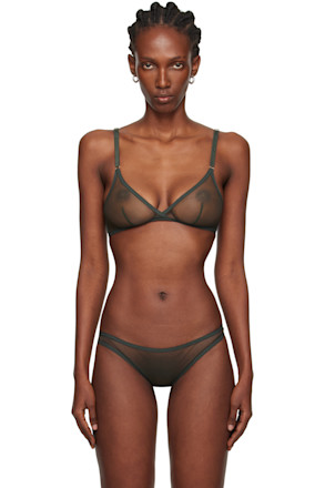 Khaki Jeanne Soft Bra