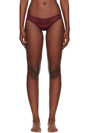 Burgundy Serena Thong