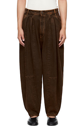 Brown Denim Jeans