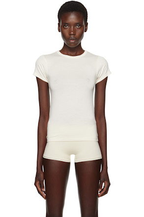 Off-White Fitted Crewneck Short Sleeve T-shirt