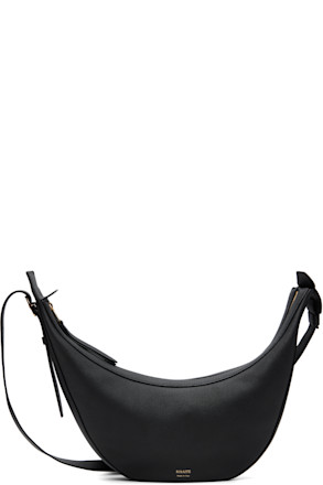 Black Small Augustina Crossbody Bag