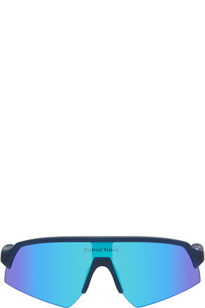 Navy Choji Turbo Blade Sunglasses