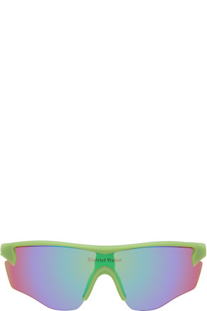 Green Junya Racer Sunglasses