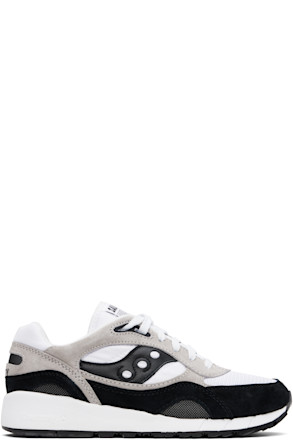 White & Black Shadow 6000 Sneakers