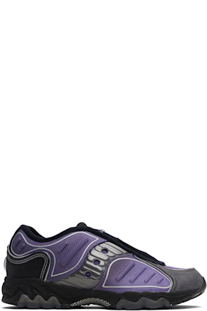 Purple & Black Matrix Fade Sneakers