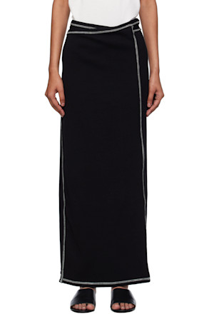 Black Brig Maxi Skirt