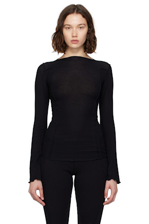 Black Omato Long Sleeve T-shirt