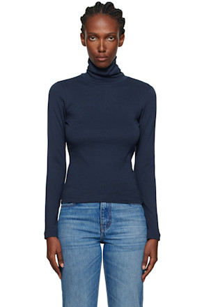 Navy Dinah Turtleneck