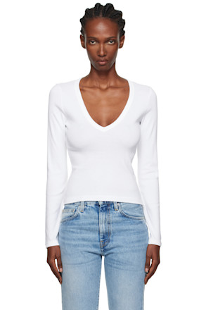 White Dewi Longsleeve T-shirt