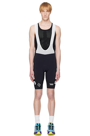 Navy & White 'PAS' Mechanism Pro Bib Shorts