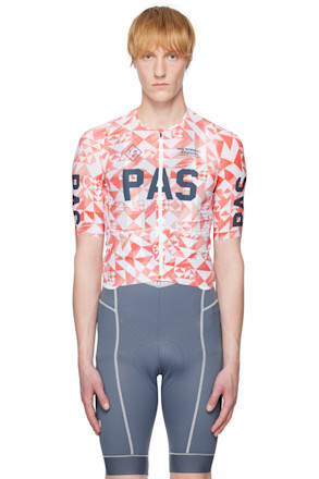 Red & White 'PAS' Mechanism Pro Jersey T-shirt