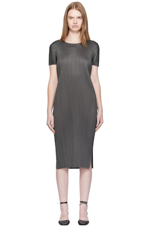 Gray Monthly Colors June Midi Dress