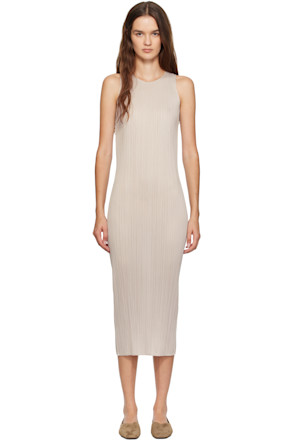 Beige June New Colorful Basics 4 Maxi Dress