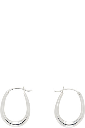 Tiny Egg Hoop Earrings