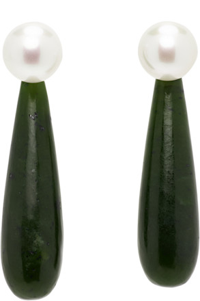 Small Angelyne Jade Earrings