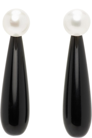 Small Angelyne Onyx Earrings