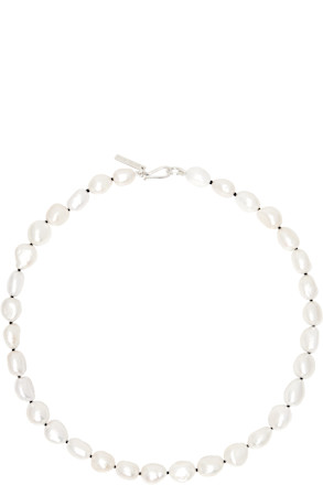 Simple Baroque Pearl Collar Necklace