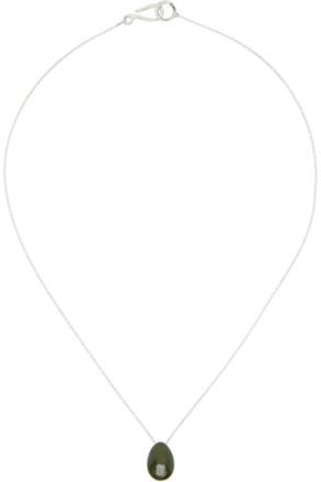 Tiny Egg Pendant Necklace