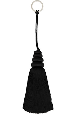 Black Tassel Keychain