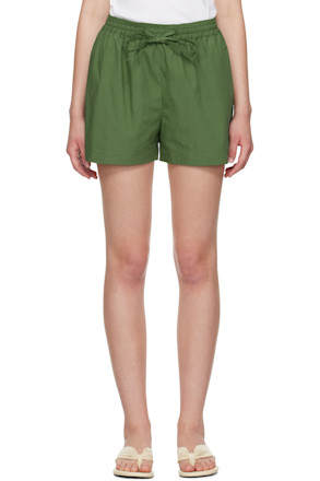 Green Relaxed Shorts
