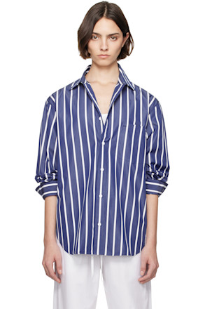 Blue Classic Stripe Shirt