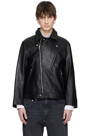 Black Double Riders Leather Jacket