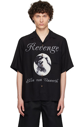 Black 'Ellen Von Unwerth' Shirt