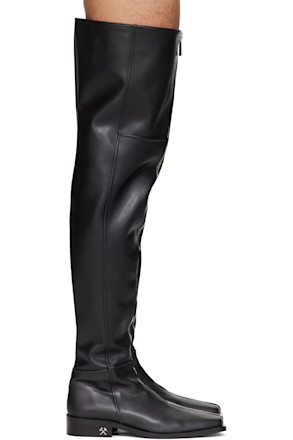 SSENSE Exclusive Black Adem Overknee Boots