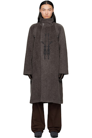 Gray Kormos Military Coat