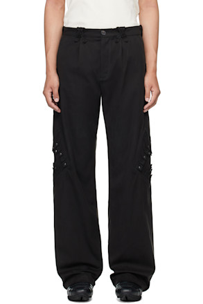 Black Estike Trousers