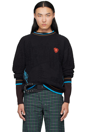 Black Fitz Sweater