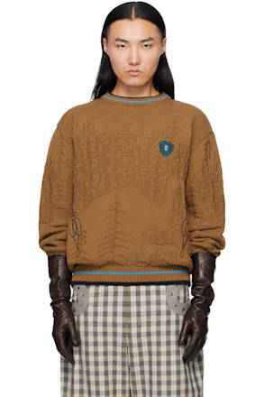 Brown Fitz Sweater