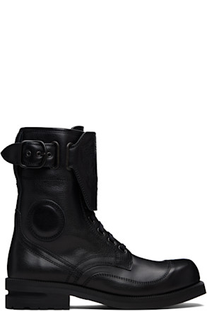 Black Fitz Military Boots