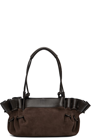 Brown Arta Suede Bag