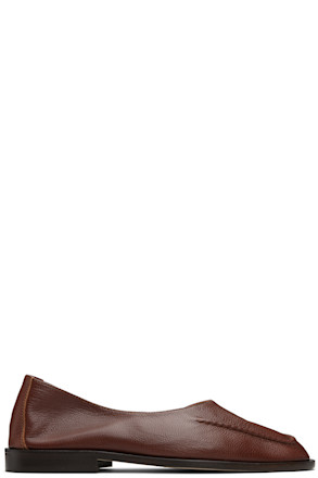 Brown Juliol Winter Supple Shiny Flats