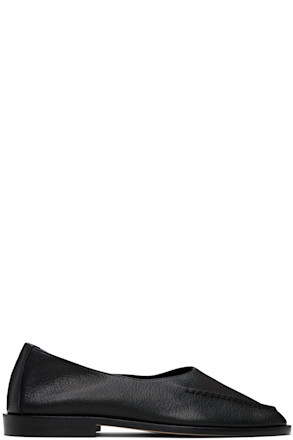Black Juliol Winter Supple Shiny Flats