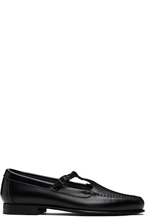 Black Alcala Loafers