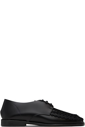 Black Alaro Lace-Up Derbys
