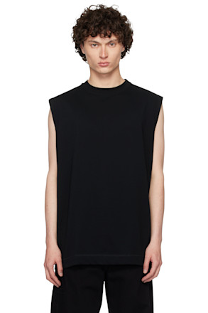 Black Loose-Fit Tank Top