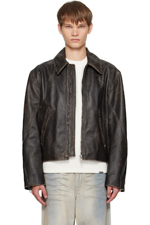 Brown Void Leather Jacket