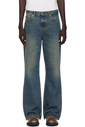 Blue Bootcut Jeans