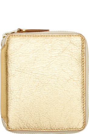 Gold Zip Wallet