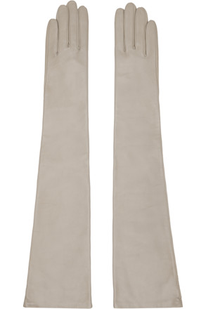 Beige Essentials Extra Long Gloves