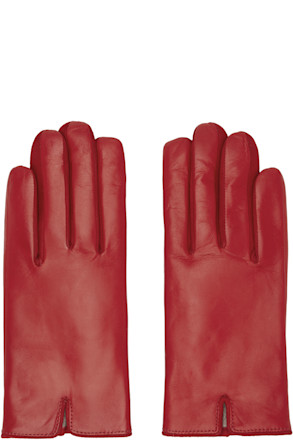 SSENSE Exclusive Red Essentials Gloves