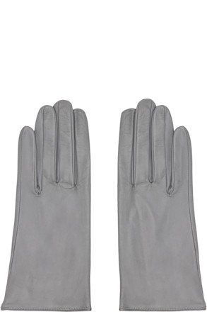 Gray Washable Leather Gloves