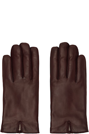 SSENSE Exclusive Burgundy Essentials Gloves