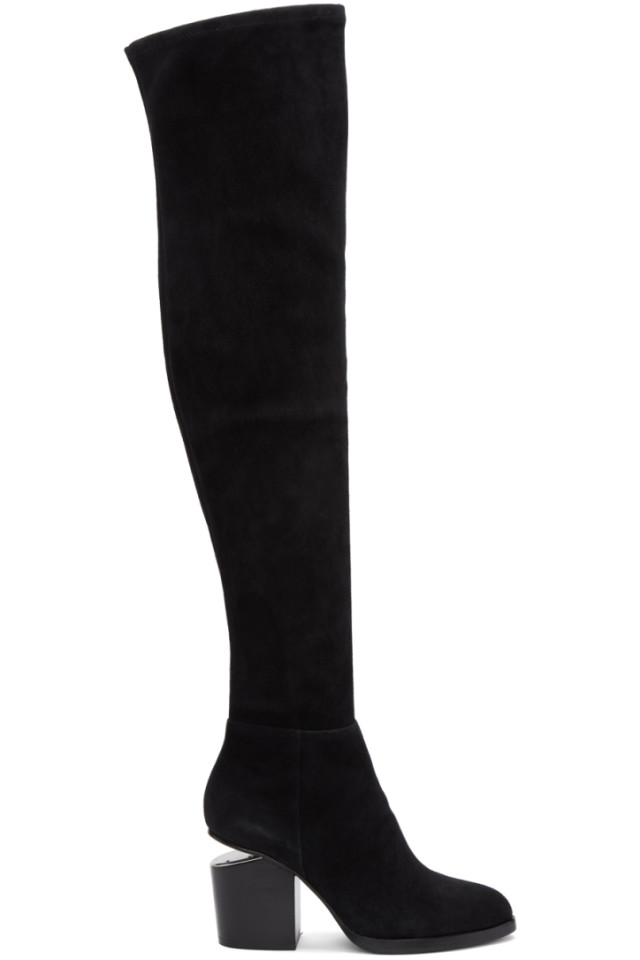 Alexander Wang Lyra Lace Over-the-Knee Boot